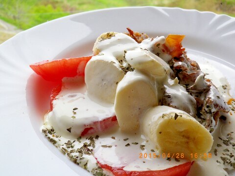 牛肉とバナナの生クリームソース レシピ 作り方 By やまちゃん7772 楽天レシピ